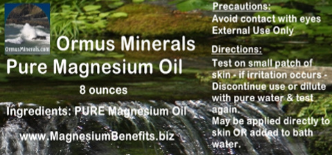 Ormus Minerals PURE Magnesium Oil 8 ounces
