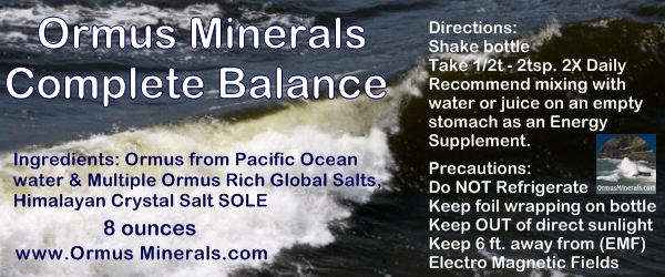 Ormus Minerals Complete Balance