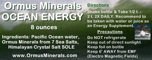 ormus Minerals Ocean Energy Supplement
